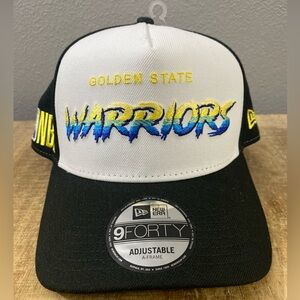 New Era NBA 9Forty Adjustable Cap Hat - NWT - Golden State Warriors - NBA